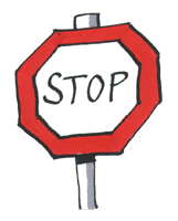 Stop: Denk mal!