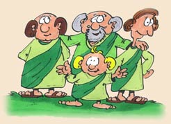 Noah und seine Söhne